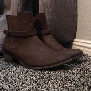 Brown Ankle Booties